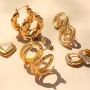 Mix&match met onze rvs oorbellen collectie