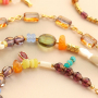 Maak je eigen sieraden met Czech kralen pressed beads