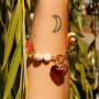 Sieraden maken met acryl kralen in najaarskleuren