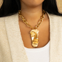 Mix & match met statement broches