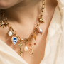 Klassieke sieraden maken met bedels met gedroogde bloemetjes